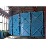 Blue Color Perforated Steel Mesh For High Rise Buildings , 1mm Thickness for sale