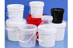 China Stackable Food Grade Plastic Buckets With Handle BPA Free Convenience supplier