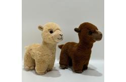 China 2 CLRS Standing Llama Plush Toy Stuffed Alpaca BSCI Audit supplier