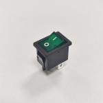 RA(R19A) Green illuminated Rocker Switch, 21*15mm, 10,000 Electrical Cycles, 6A 250V for sale