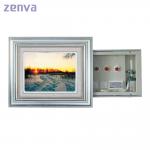 Beautiful Frame 1.0m Medical Gas Bed Head Unit , Horizontal Bed Head Unit On Wall BH-A WB001 for sale
