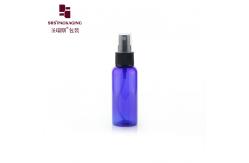 China 50ML PET plastic customized color empty alcohol round spray bottle supplier