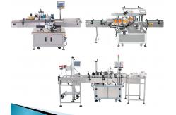 China PLC Control 25m/Min Round Flat Bottle Labelling Machine supplier