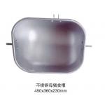 Heat Resistant Stainless Steel Trough For Farrowing Crate for sale