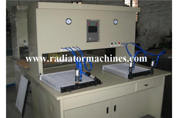 Double End Chamfering Radiator Making Machine manual feeding