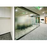 Frameless Design Glass Partition Wall System Maximizes Daylighting Complete Transparency Aluminum 108mm Thickness for sale