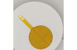 China Round Shape Polyimide Foil Heater , Custom Flexible Heater For Leg Massager supplier