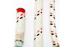 China 64mmx220m UHMWPE Rope With Polyester Sheath With High Breaking Load supplier