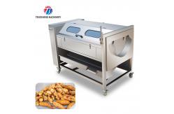 China 1500KG/H Root Vegetable Washing And Peeling Machine For Restaurant supplier