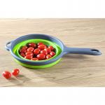 1400ML high quality Kitchen Foldable TPR Strainers Collapsible Colanders with Handles