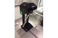 China RFID Access Control System Flap Baffle Tripod Turnstile with Fingerprint Lock supplier