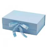Custom Logo Size Luxury Magnetic Flip Wig Cosmetic Packaging Box Gift Box With Ribbon Magnetic Closure for sale