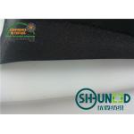 Fusible interfacing , Double Dot Fusible Woven Interlining Fabric Pure White for sale