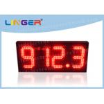 High Brightness Gas Station Led Price Signs With Black Iron Frame 888.8 for sale