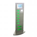 Network Smart Charging Locker , Cell Phone Charging Machine Android Touch Digital AD for sale