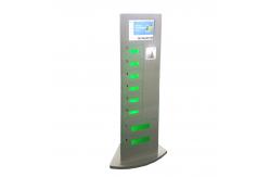 China Network Smart Charging Locker , Cell Phone Charging Machine Android Touch Digital AD supplier