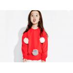 Round Neck Girls Size 7 Clothes , Little Girls Long Sleeve Shirts With Venonat Sweater for sale