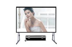 China Collapsible PVC Projector Foldable Screen Front Rear Fast Folding supplier