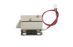 China Small DC 12V Electromagnetic Cabinet Lock 4mm Open Frame Solenoid For Window supplier