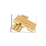 TG154A-6 PC70 Triple Grouser Track Shoe Plate 6x165x450 Track Plates for sale