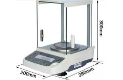 China Lab Precision Analytical Balance 220g 0.0001g Electronic Scale Digital 0.1mg Scale supplier