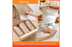 China Virgin Pulp Protective Honeycomb Kraft Paper 80gsm Cushion Paper Roll supplier