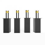 Durable Defense Robust Security Full Auto Hydraulic Bollards for sale