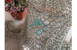 China Stainless Steel Weld Electroplating Ring Mesh Curtain 2mm Wire 20mm External Diameter supplier