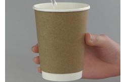 China Extra Layer Of Insulation Hot Drink Custom Disposable Coffee Cups With No Leak supplier