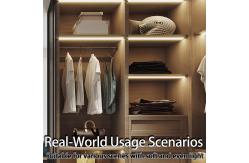 China Embedded LED Induction Light Strip Wardrobe Wine Cabinet Light Line supplier