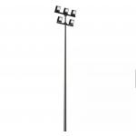 Q235 Tubular Steel Pole Hot Dip Galvanized Street Light Pole for sale