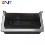 Office Furniture Brush Cover Desktop Socket Hidden In Desk Table For Commercial for sale