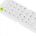 Industrial Silicone Rubber Keypad with Optional LED Backlight
