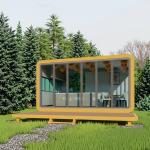 Transport And Load Frame Container Prefabricated Luxury Large Space Capsule House Container