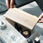 Empty Resin Plastic Tissue Box Wooden Tissue Box Cover Rectangular