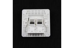 China 1pc/Poly Bag RJ45 Cat 5e Network Cable Faceplate supplier