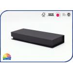 Black Printing Custom Shape Cardboard Paper Box Hinge Lid Box