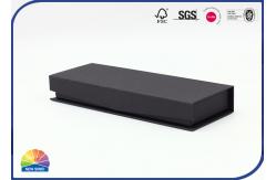 China Black Printing Custom Shape Cardboard Paper Box Hinge Lid Box supplier