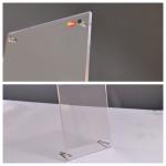 Acrylic Photo Frame With Stand Countertop Lucite A5 Picture Display for sale