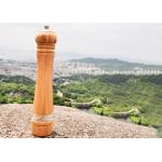 Large Wooden Salt Pepper Mill with Ceramic Grinder and Acrylic for Perfect Grind 223g/pc for sale