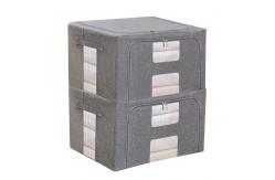 China Multiscene Waterproof Fabric Storage Bins , Save Space 72L Storage Box supplier