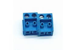 China HQ332K-5.0mm Pitch Pcb Mount Screw Terminal Plastic 2 Poles supplier