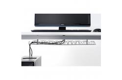 China Silver Desk Cable Management Box Charger Trunking Hide Tidy Cover Tray Organiser supplier