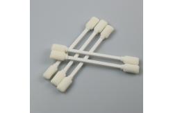 China Double Rectangular Flat Sponge Head Disposable Cleanroom Foam Tip Swab supplier