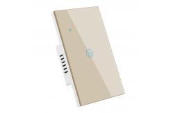 China Voice Control Smart Wireless WiFi Switch Single Pole 240V supplier