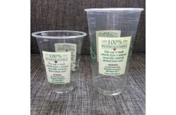 China 16 Oz Biodegradable And Compostable Tableware Clear Cups For Cold Drink supplier