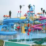 Water Playground Fiberglass Big Curve Water Slide With the Amusement Playground Equipment and Play Set for sale
