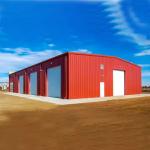 Large Span Metal Steel Structure Warehouse Building With Aluminum Alloy Windows for sale