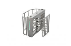 China U Shape Waist Height Turnstile Face Recognition Temperature Control DC24V supplier