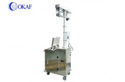 China CCTV Camera Surveillance Mobile Sentry Security Trailer Stainless Steel OKAF Explosion Proof supplier